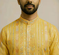 Men’s Premium Embroidered Jacquard Kurta – Traditional